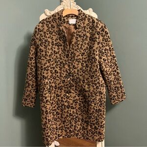 Lush Leopard Print Coat